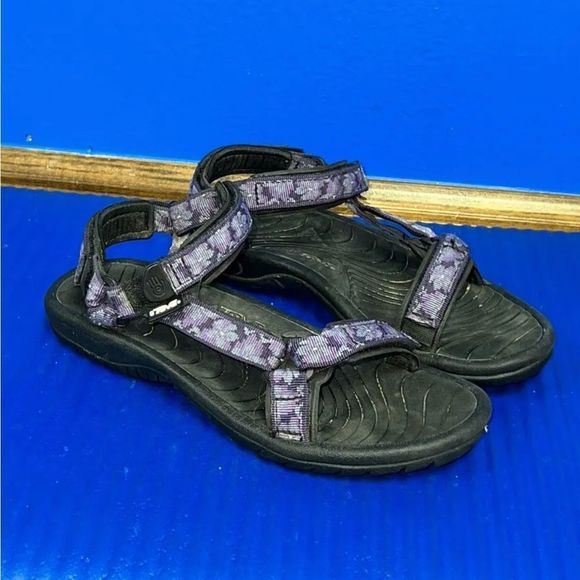 Teva Shoes - TEVA 6455 Rugged Sport Nylon Strap Sandals Women’s Size 7 Purple Black